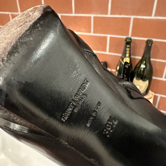 Saint Laurent Platform Booties 39.5 - Picture 4 of 4